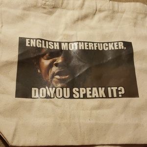 Samuel L Jackson tote bag